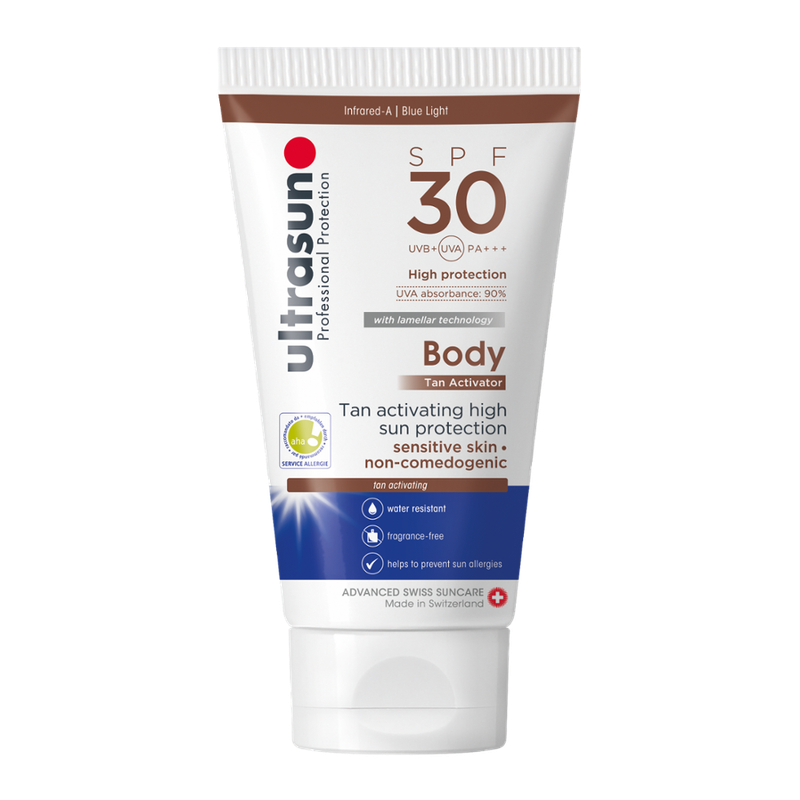 Ultrasun Body Tan Activator SPF30 150ml Tube - Produktbild
