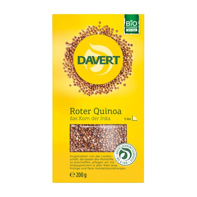 Davert Roter Quinoa, 200g - Produktbild