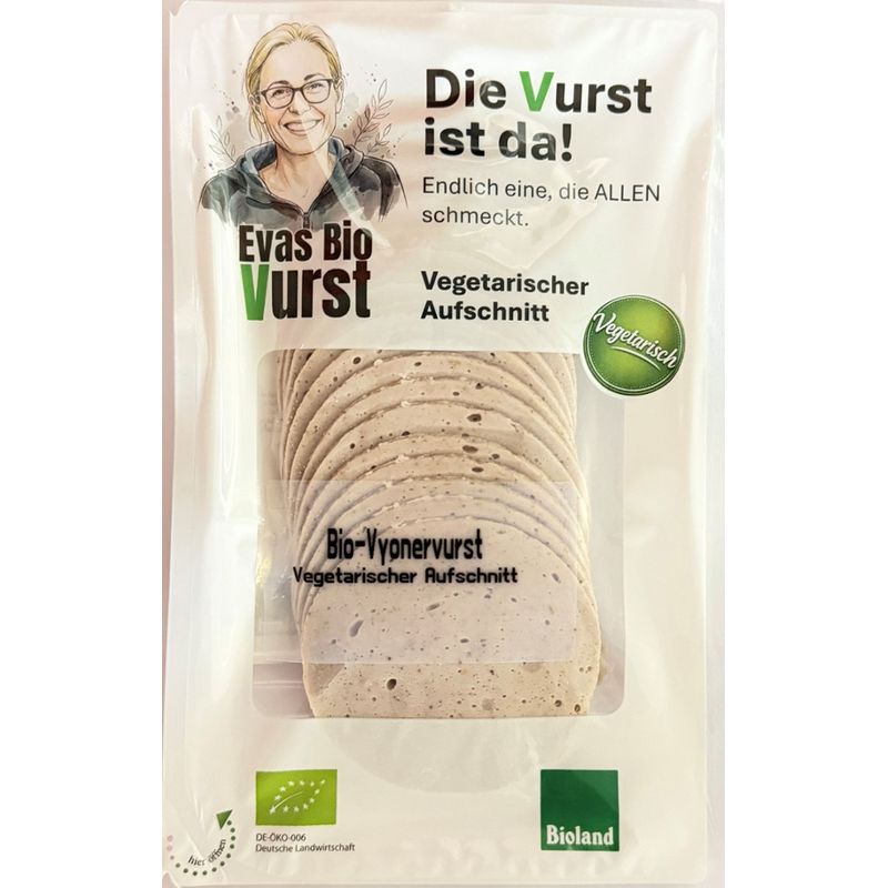 Evas Bio Vurst Evas Bio Vurst Bio-Vyoner vegetarischer Aufschnitt - Produktbild