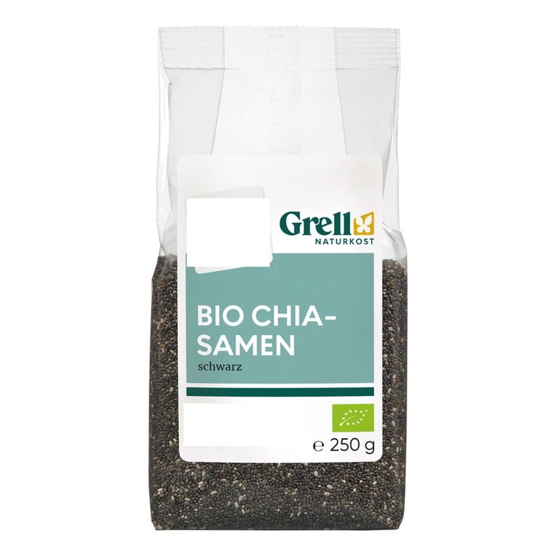 Grell Naturkost Chiasamen schwarz - Produktbild