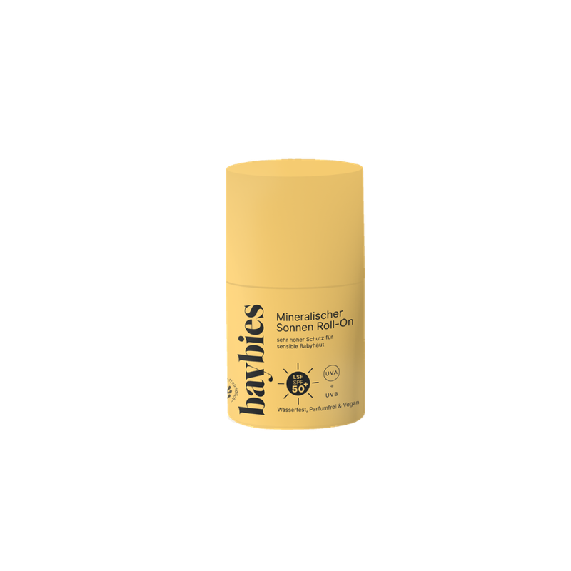 baybies baybies Mineralischer Sonnen Roll-On LSF50+ für empfindliche Baby- und Kinderhaut - Produktbild
