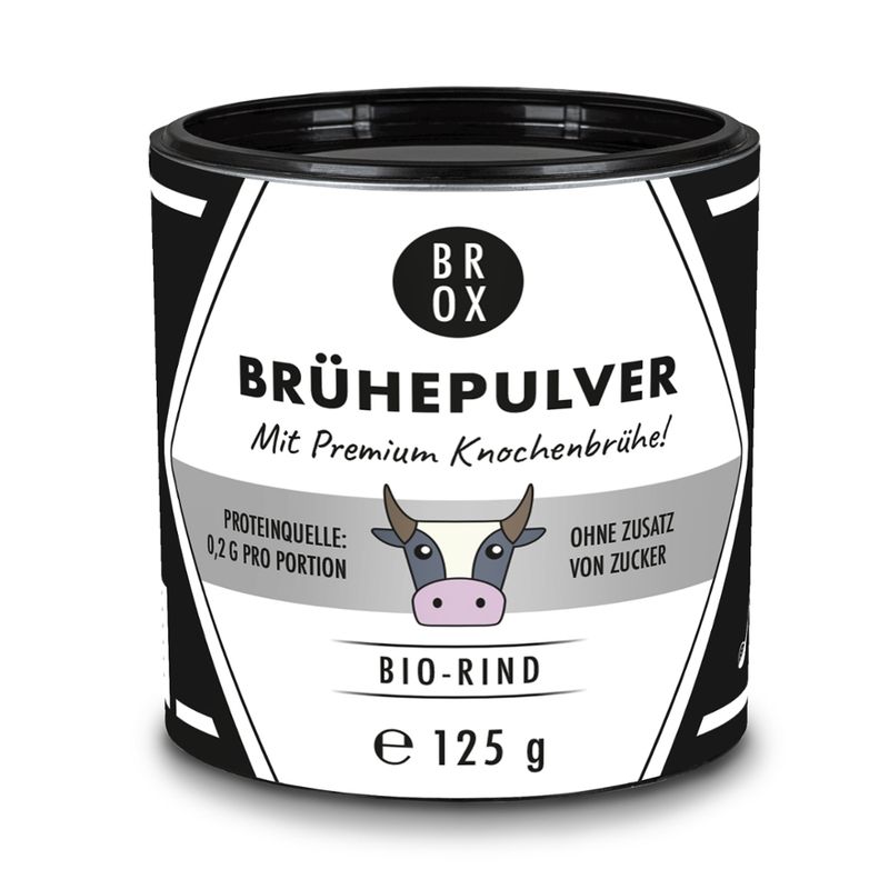 BONE BROX BROX Brühepulver Bio-Rind zum trinken oder kochen - Produktbild