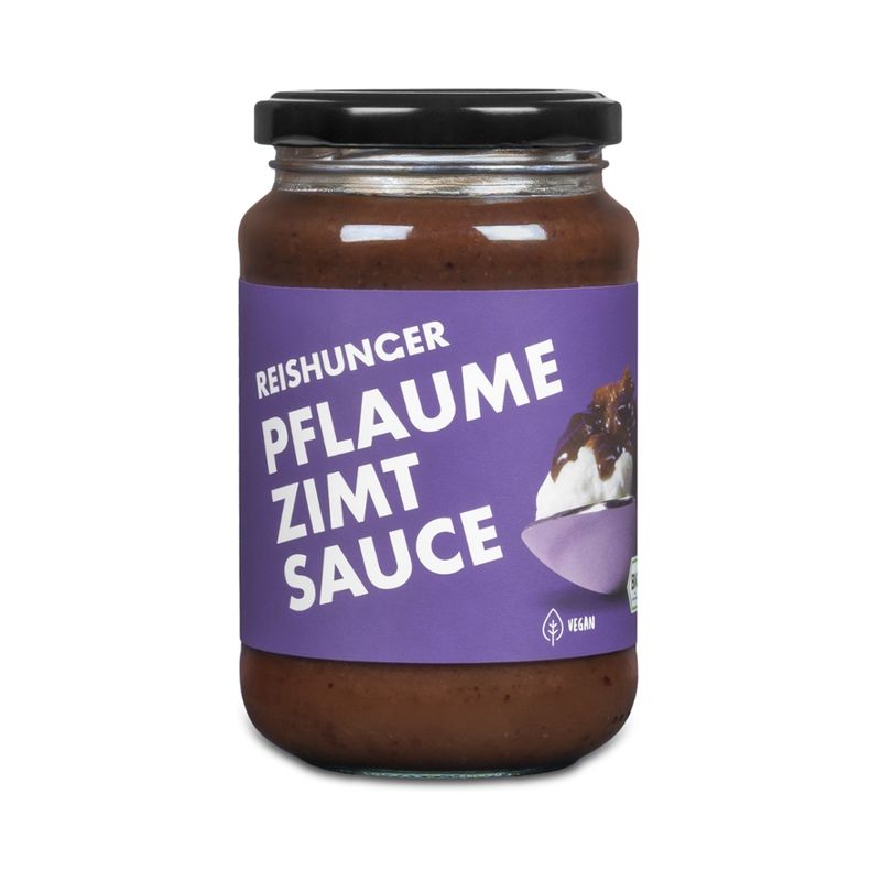 Reishunger Reishunger mit Sauce, Pflaume Zimt, Bio DE-ÖKO-003 (330ml) - Produktbild