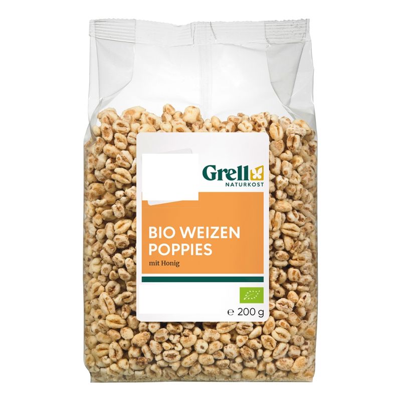 Grell Naturkost Weizen Poppies mit Honig - Produktbild