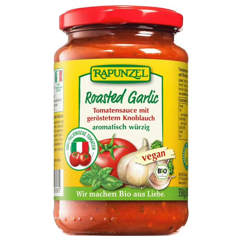 Rapunzel Tomatensauce Roasted Garlic - Produktbild