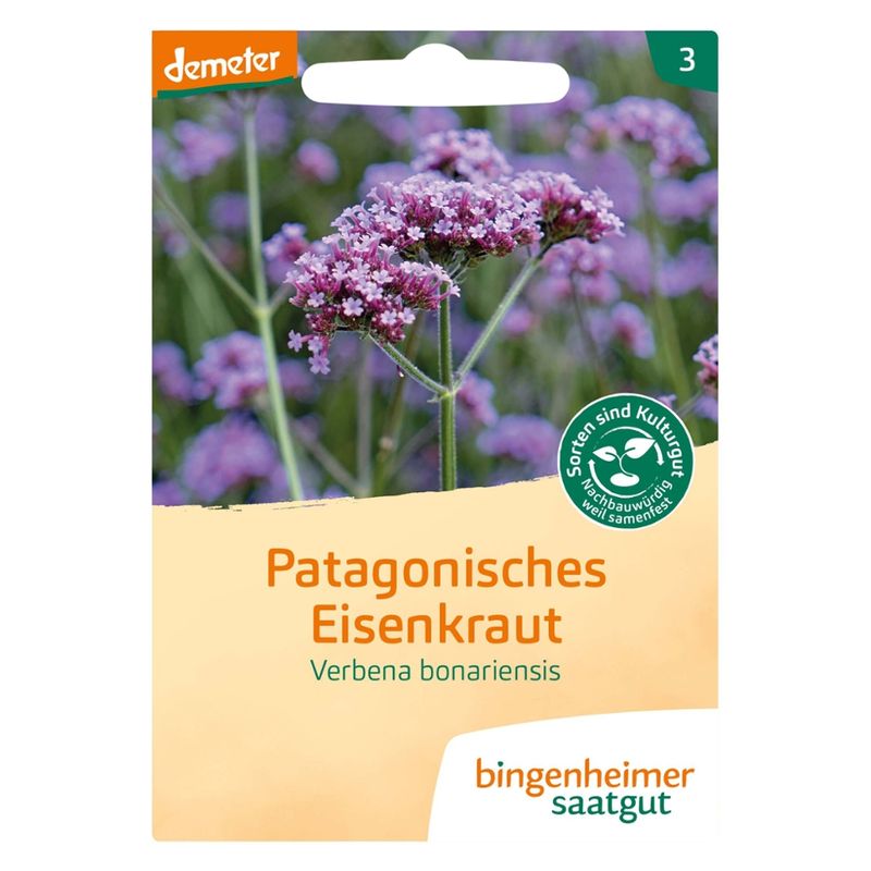 Bingenheimer Saatgut Patagonisches Eisenkraut (Saatgut) - Produktbild