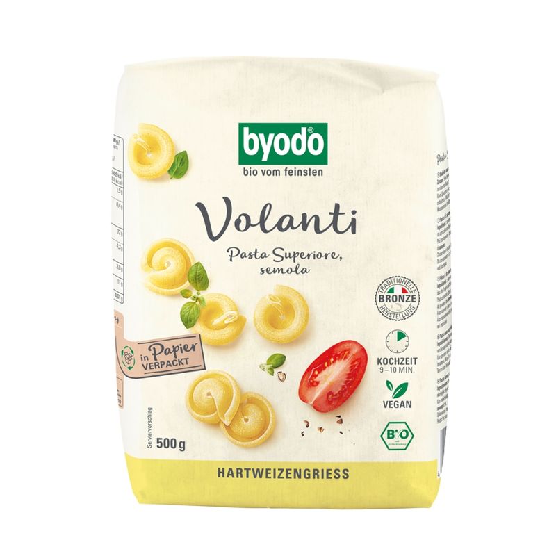 Byodo Byodo Pasta Superiore Volanti, semolina 500g - Produktbild