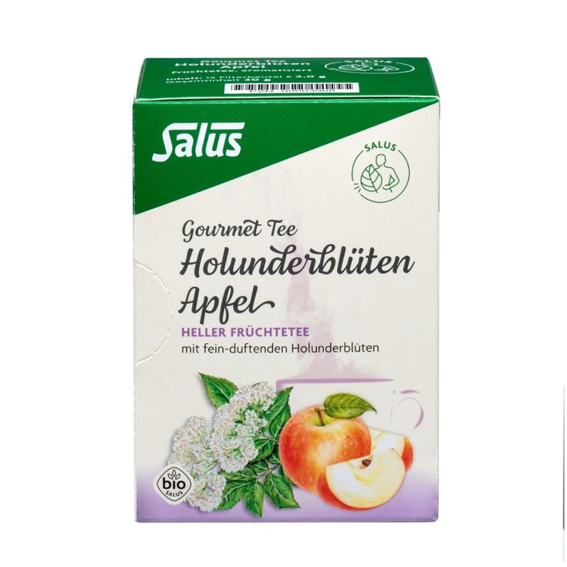Salus® Salus® Gourmet Holunderblüten Apfel Tee bio 15 FB - Produktbild