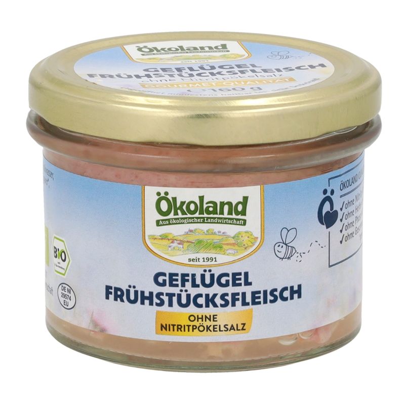 ÖKOLAND Geflügel-Frühstücksfleisch in Gourmet-Qualität - Produktbild