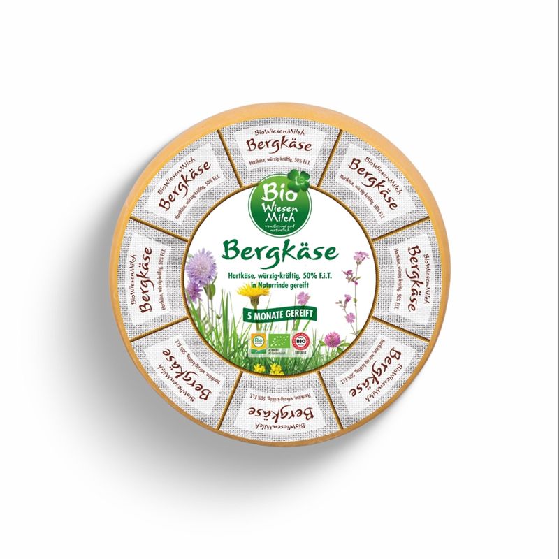 BioWiesenmilch BWM Bergkäse 5 Monate gereift - Produktbild
