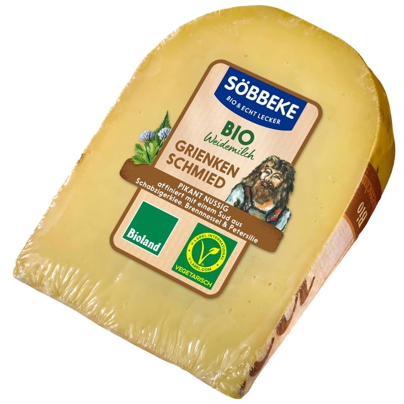 Söbbeke Bio Schnittkäse Grienkenschmied SB-Stück - Produktbild