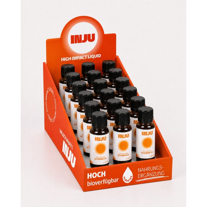 INJU INJU Vitamin D 18 x 30 ml - Produktbild