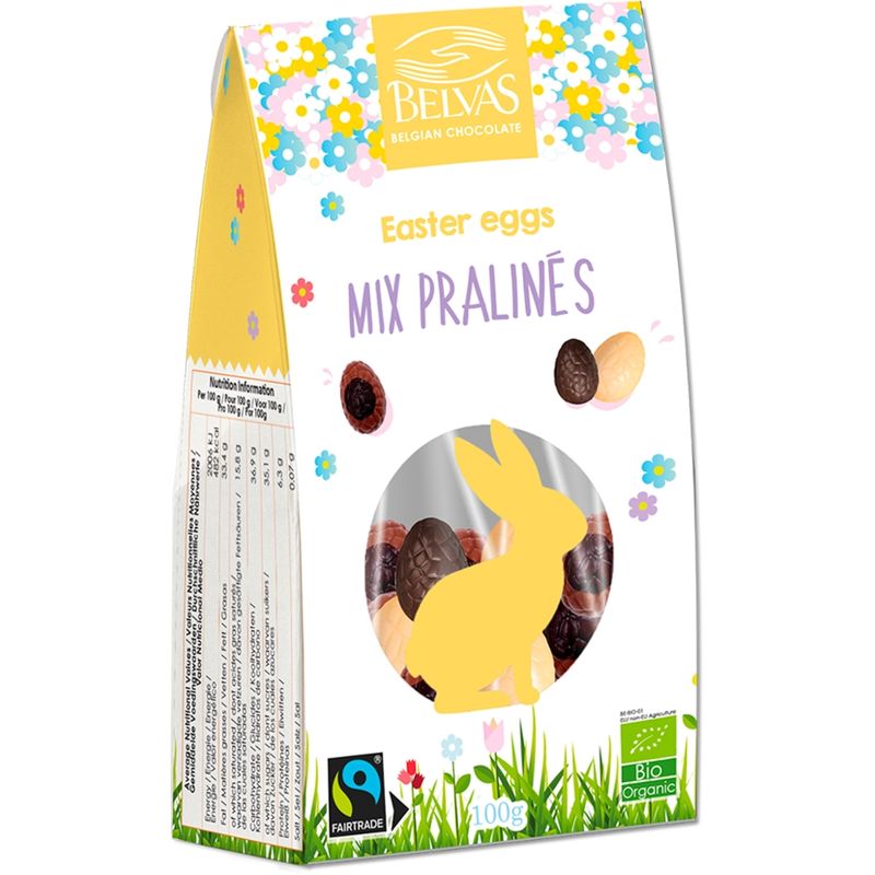 Belvas Belvas Easter Eggs Mix praline 100g - Produktbild
