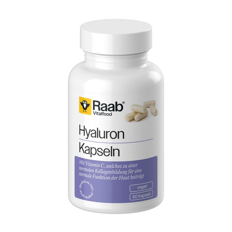 Raab Vitalfood Hyaluron Kps 60 Stk á 580 mg - Produktbild