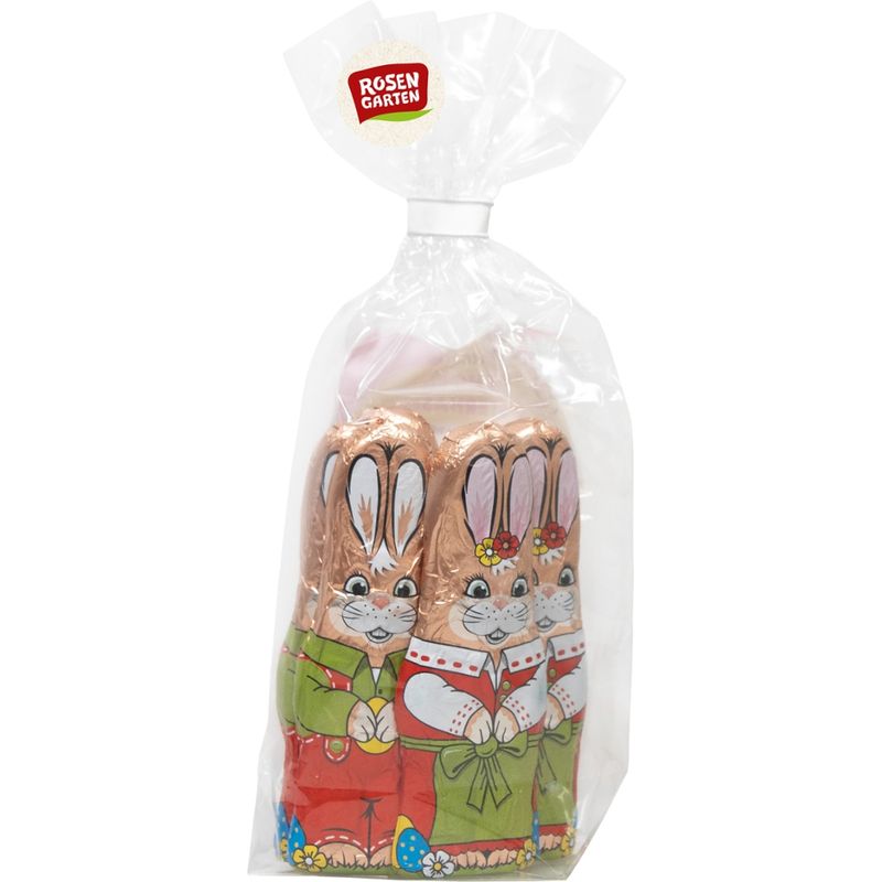 Rosengarten Vollmilch-Schoko-Osterhasen in Stanniolpapier - Produktbild