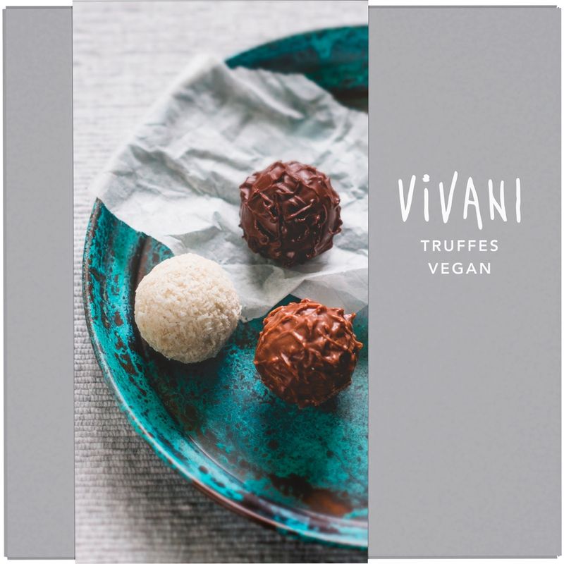 Vivani Truffes -  vegane Pralinen-Mischung 3 Sorten - Produktbild