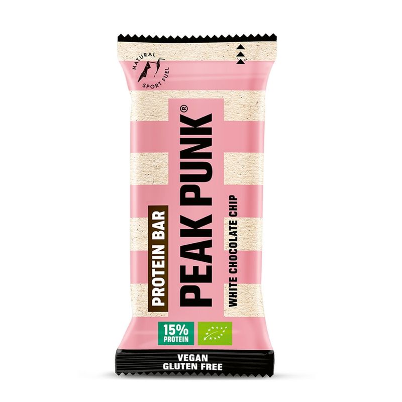 Peak Punk  PEAK PUNK® Bio Protein Bar - White Choco Chip 55g - Produktbild
