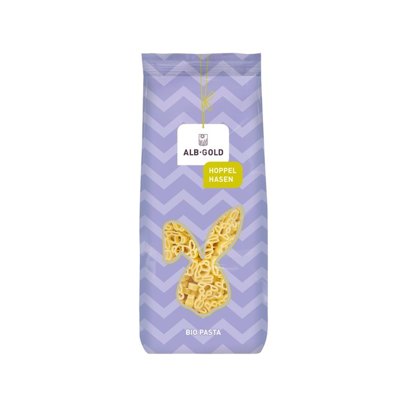 ALB-GOLD ALB-GOLD Bio Hoppel Hasen Pasta 250g - Produktbild