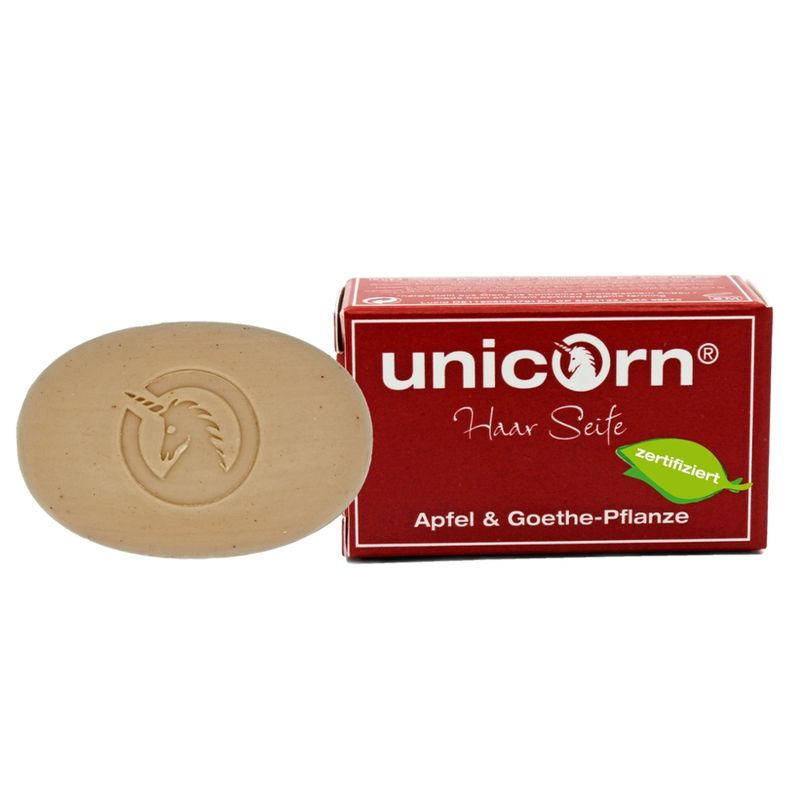 Unicorn unicorn® Apfel-Haarseife mit Goethepflanzen-Extrakt - Produktbild