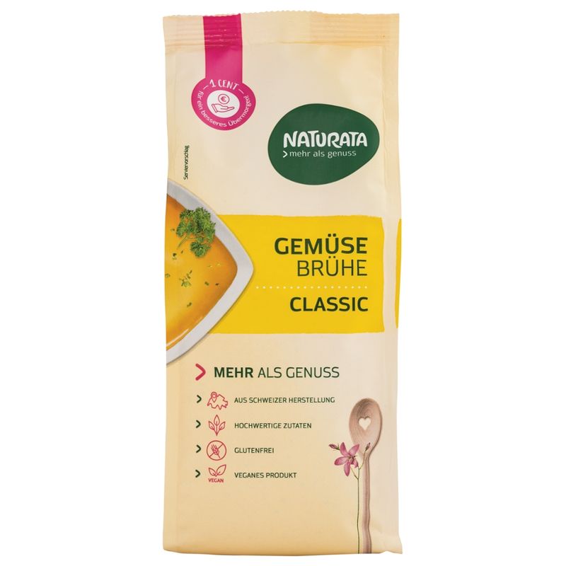 NATURATA Gemüsebrühe classic, Nachfüllbeutel, konventionell - Produktbild