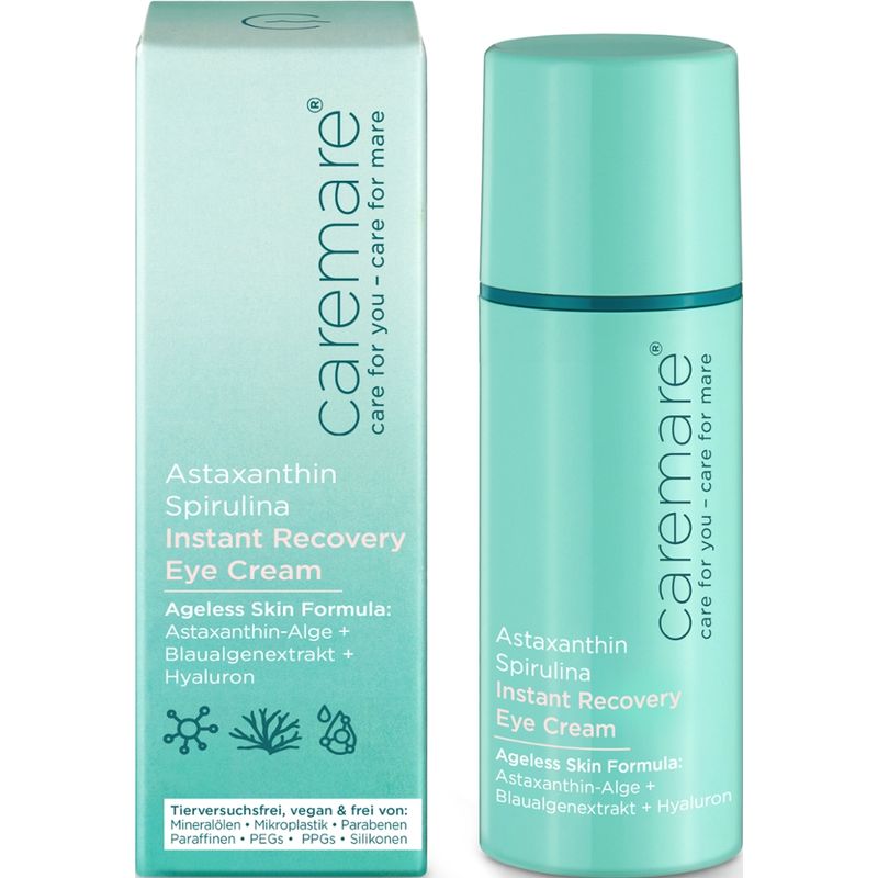 caremare Astaxanthin Spirulina Instant Recovery Eye Cream - Produktbild