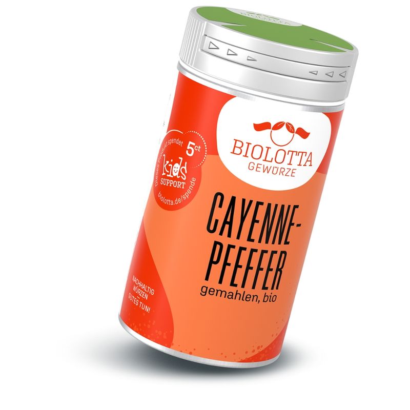 Biolotta Biolotta Gewürzstreuer Cayenne-Pfeffer gemahlen, bio - Produktbild