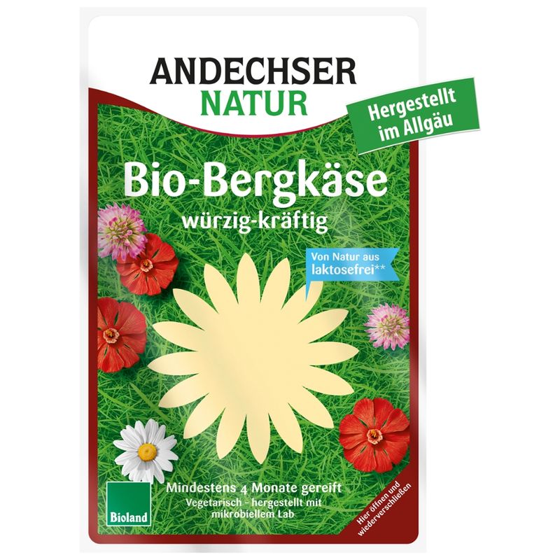 Andechser Natur AN Bio-Bergkäse 50% - Produktbild