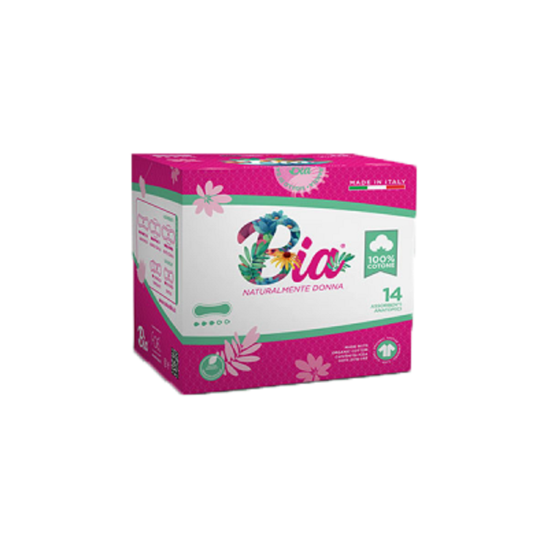 Bia Bio Damenbinden Bia Pads Normal 12 Packungen je 14 Stück - Produktbild