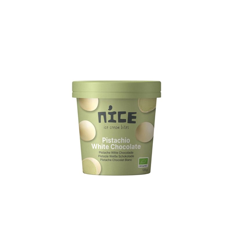 NICE Nice Bio Ice Cream Bites Pistazie Weiẞe Schokolade - Produktbild