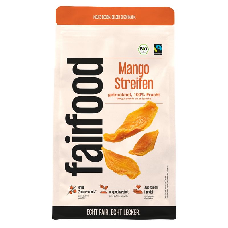 fairfood Freiburg Faire Mango getrocknet (400g, Bio & Fairtrade) - Produktbild
