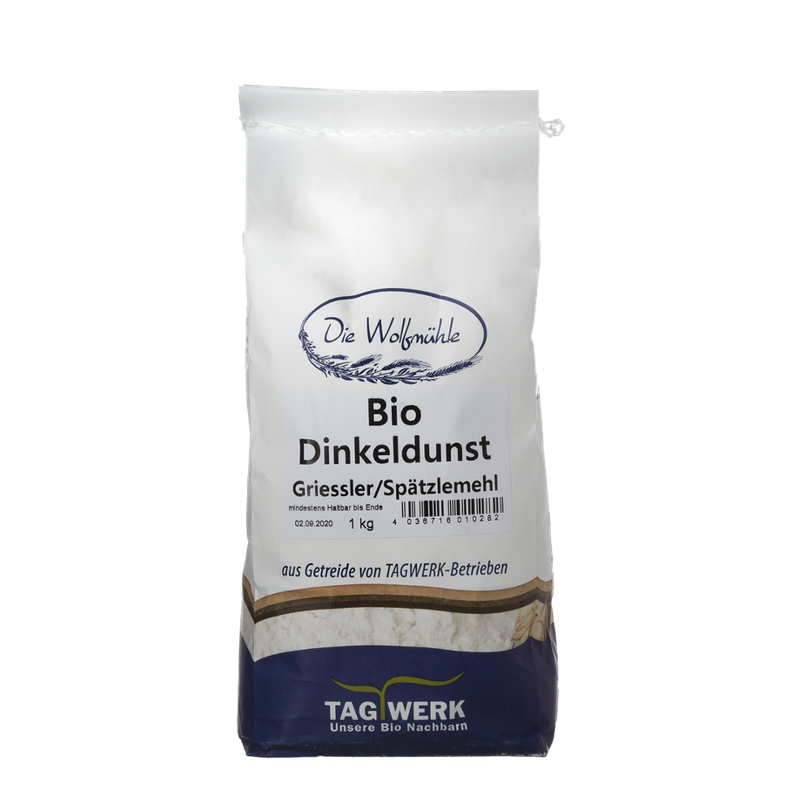 TAGWERK Dinkeldunst Griessler Spätzlemehl Wolfmühle - Produktbild