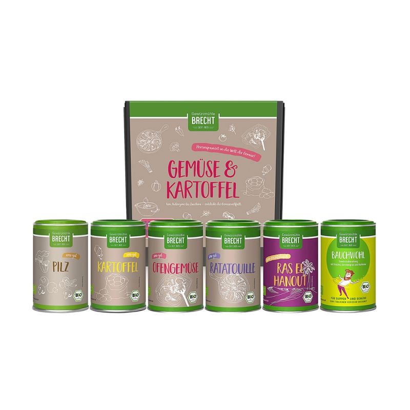 Gewürzmühle Brecht Geschenkbox "Gemüse und Kartoffel" - Produktbild
