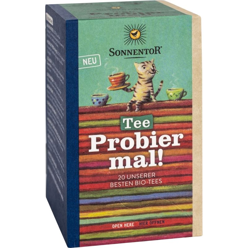Sonnentor Tee Probier mal!, Doppelkammerbeutel - Produktbild