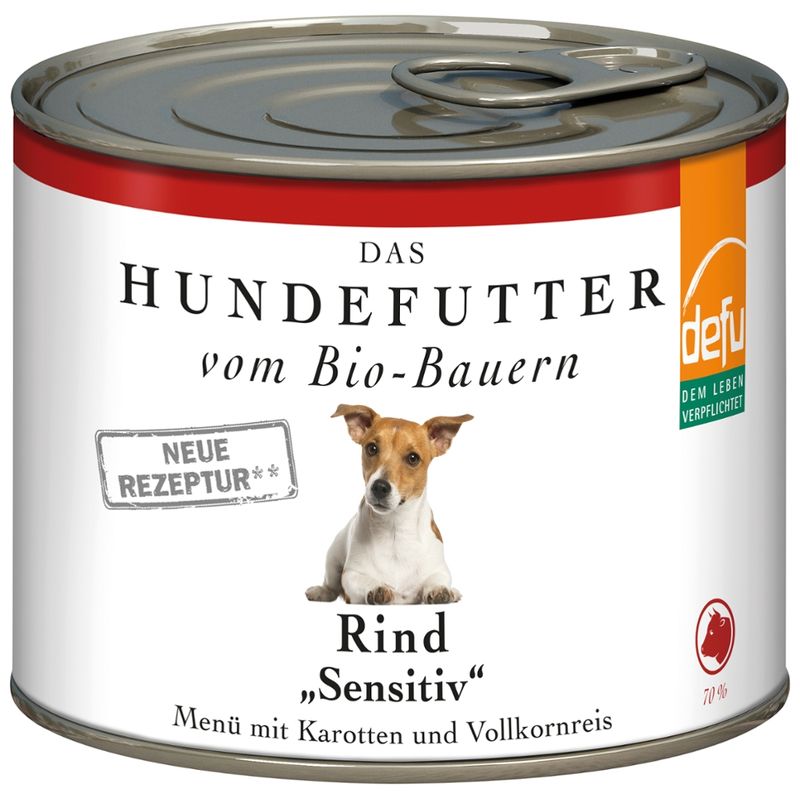 defu - Das Tierfutter vom Bio-Bauern Hund Rind "Sensitiv" - Produktbild