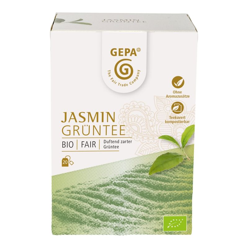GEPA - The Fair Trade Company Bio Jasmin Grüntee - Produktbild