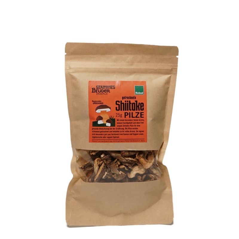 Stammesbrüder Getrocknete Shiitake Pilze 25g - Produktbild