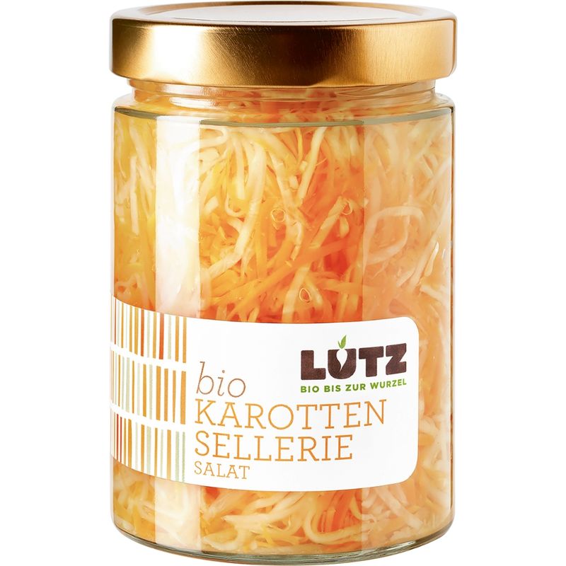 Lutz Karotten-Sellerie Salat ; Bio-Einlegegemüse - Produktbild