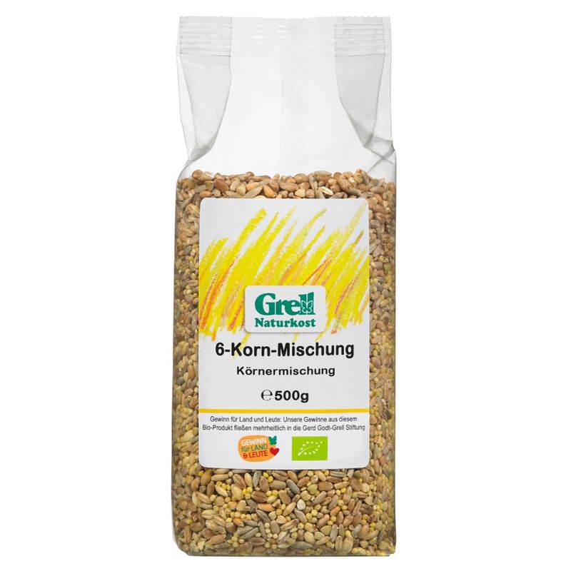 Grell Naturkost 6-Korn Mischung - Produktbild