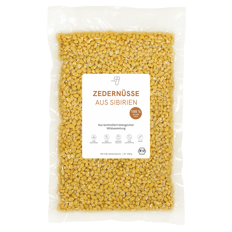 vita7 Bio-Zedernüsse aus Sibirien, Wildsammlung - Produktbild