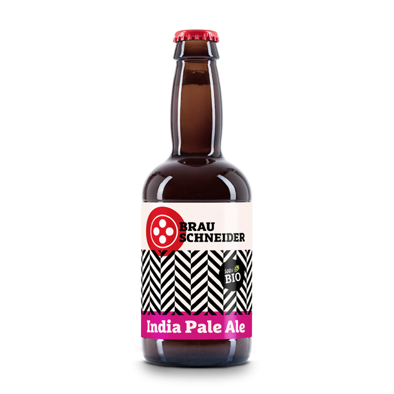BrauSchneider India Pale Ale Bio Flasche 0,33l - Produktbild