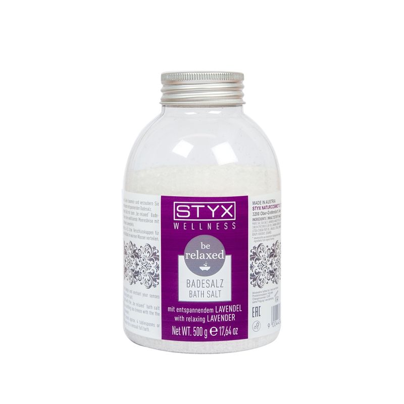 Styx Naturcosmetic be relaxed Badesalz mit Lavendel 500g Cosmos nat. - Produktbild