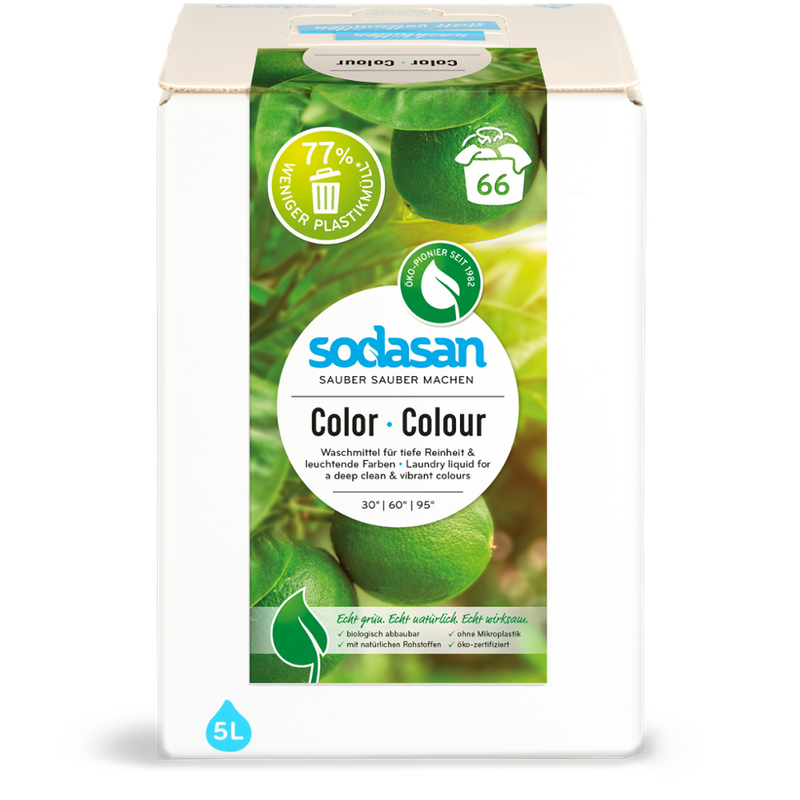 sodasan Colour Laundry Liquid Lime 5l BiB - Produktbild