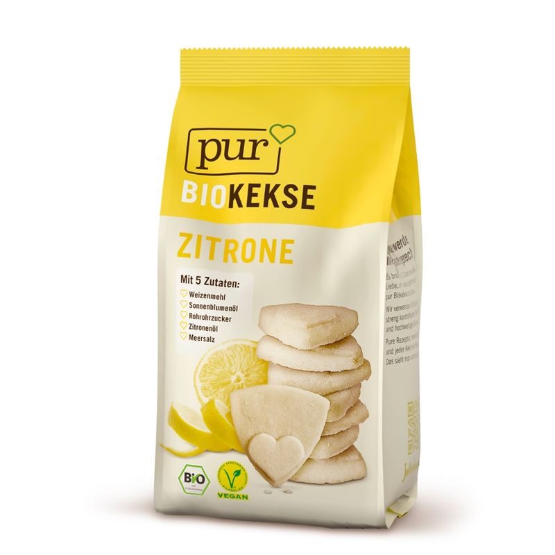 PUR pur Bio Zitronenkeks 125g - Produktbild