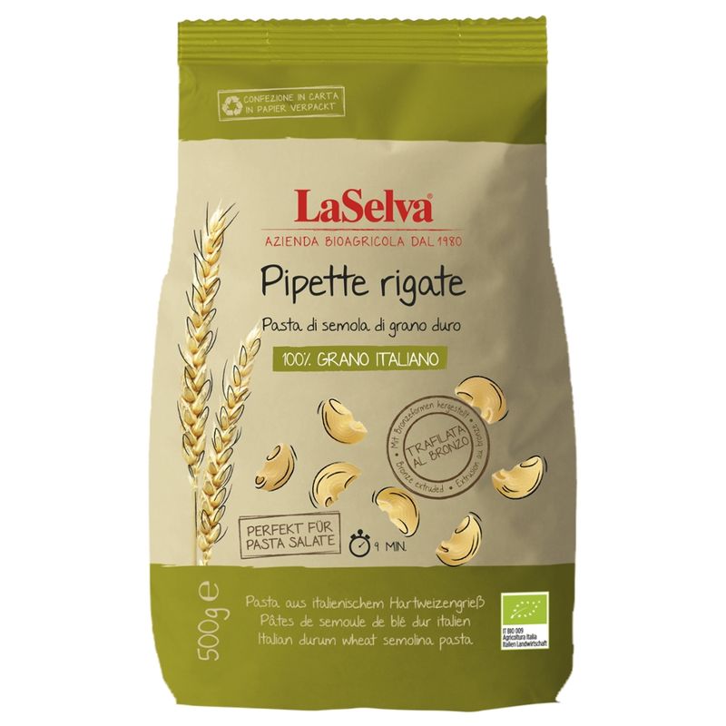 LaSelva Pipette rigate - Teigwaren aus Hartweizengrieß - Produktbild
