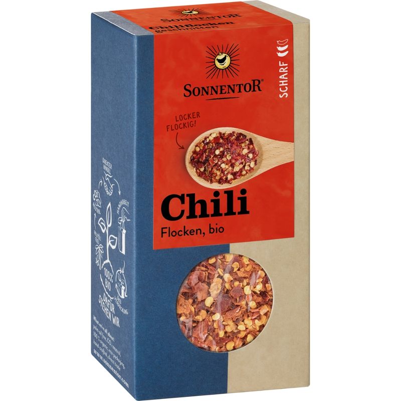 Sonnentor Chili Flocken, Packung - Produktbild