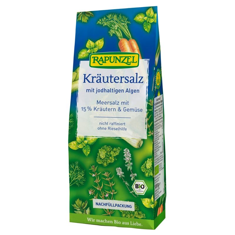 Rapunzel Kräutersalz jodiert mit 15% Kräutern und Gemüse - Produktbild