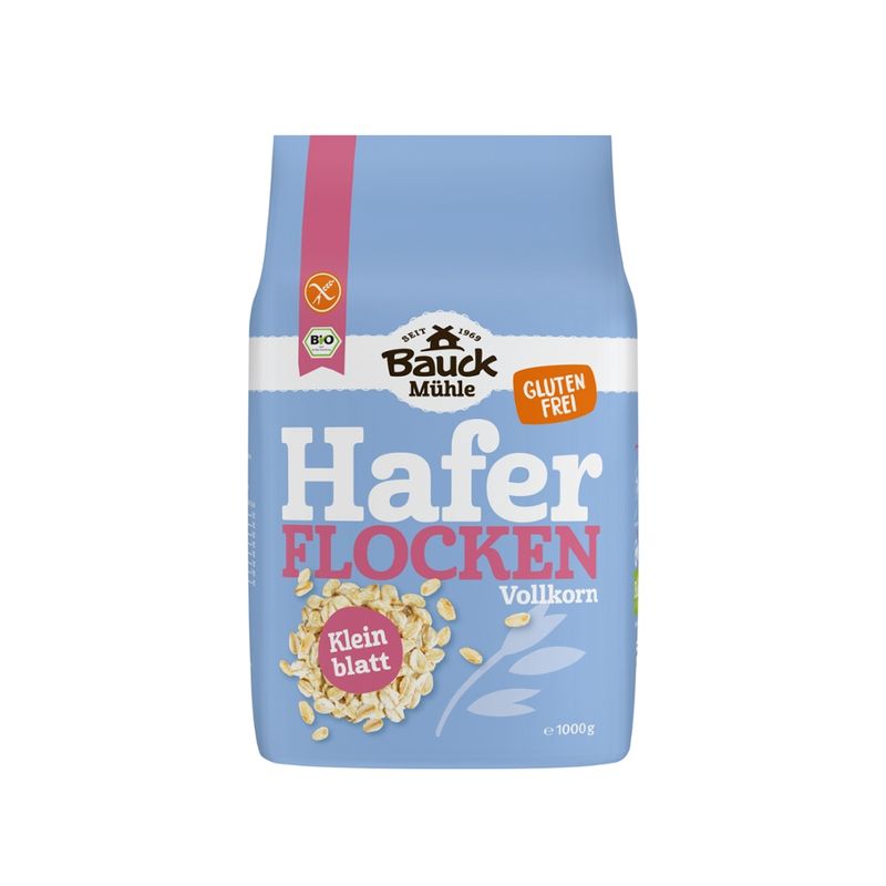 Bauck Mühle Haferflocken Kleinblatt glutenfrei Bio - Produktbild