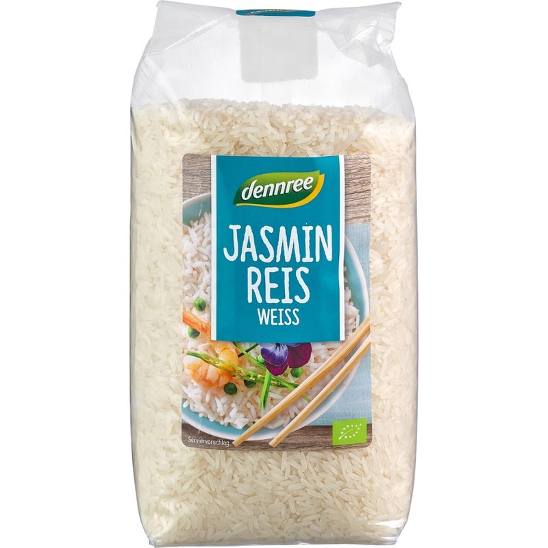 dennree Jasminreis weiß, 1 kg - Produktbild