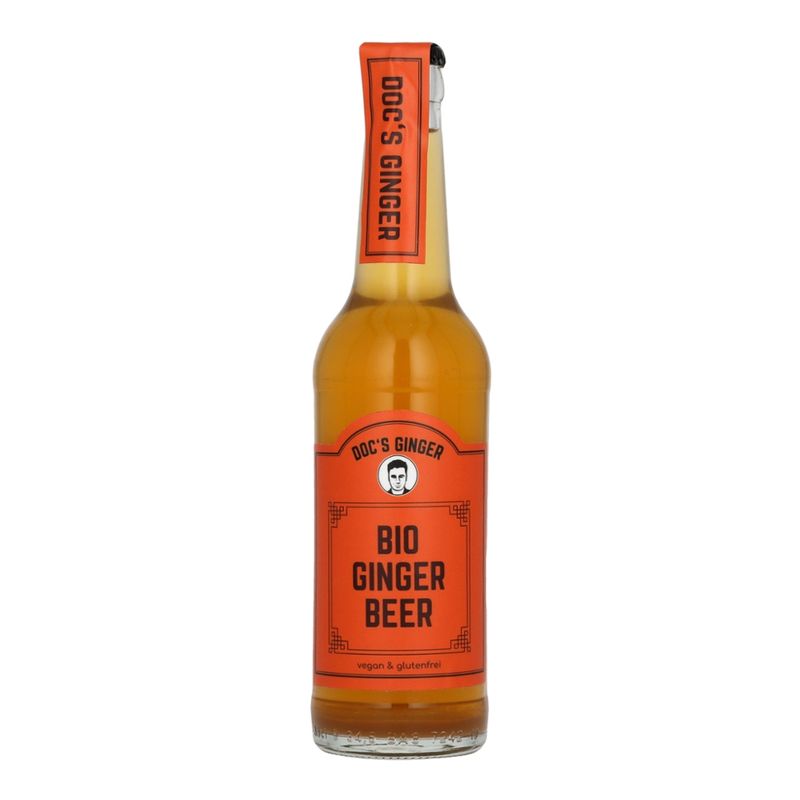 Doc's Ginger Doc's Ginger Bio Ginger Beer, alkoholfreies Ingwer-Erfrischungsgetränk - Produktbild