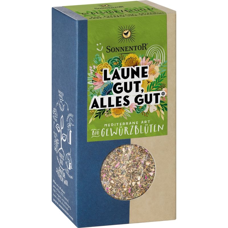 Sonnentor Laune gut, alles gut® Gewürzblüten, Packung - Produktbild
